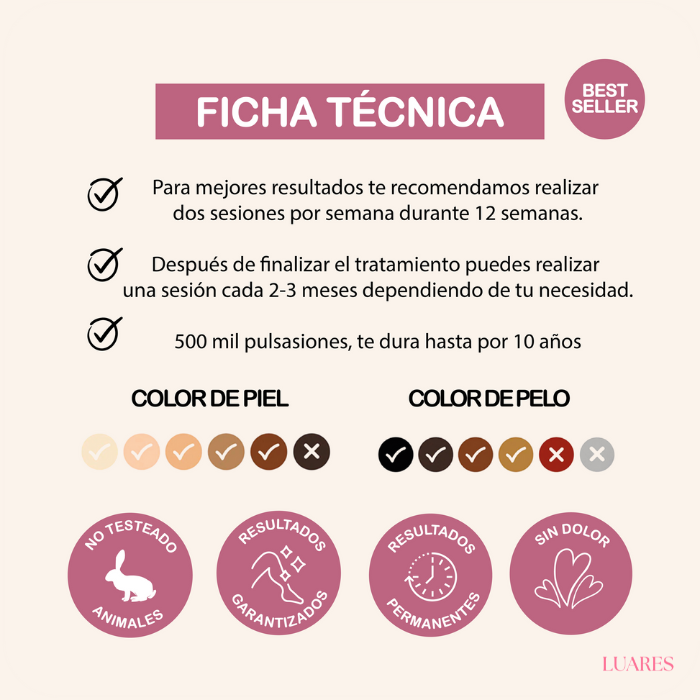 DepiMax® Pro - ¡Depilación definitiva desde casa y sin dolor